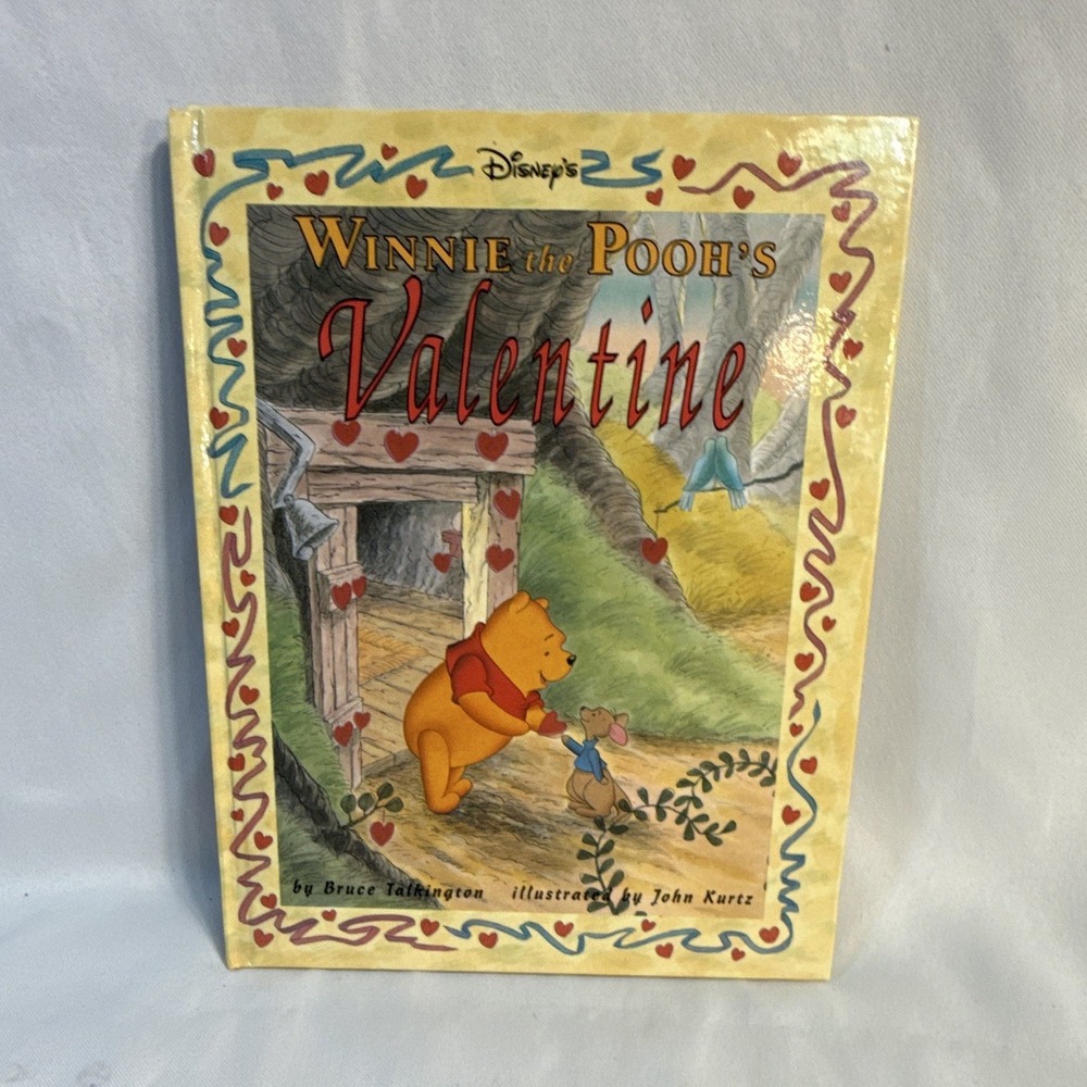 Disney Press Winnie the Pooh: Winnie the Pooh's Valentine Hardcover (1995) - Picture 1 of 6